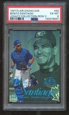 1997 Flair Showcase Legacy Collection Row 2 #62 Benito Santiago 76/100 PSA 6 697