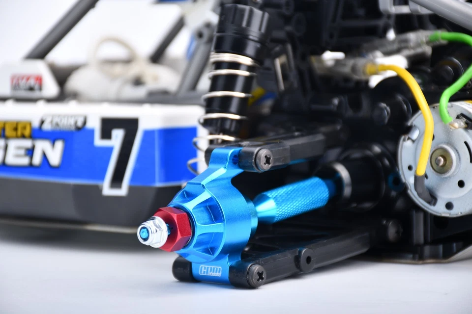 GPM 7075 Alloy Rear Hus Stub Carriers With Oversize Bearing TAMIYA 1/10 DT-04 RC - Image 4 of 4