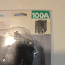 Siemens Q2100 100A 2 Pole 240V Circuit Breaker - Black