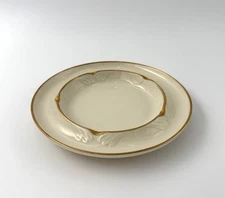 Lenox Laurent Gold 7.75” Rim Salad/Dessert Plate Embossed Ivory China 24K Trim