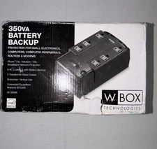 350VA 255W Battery Backup With Surge Protection (Brand New) W Box Technologies