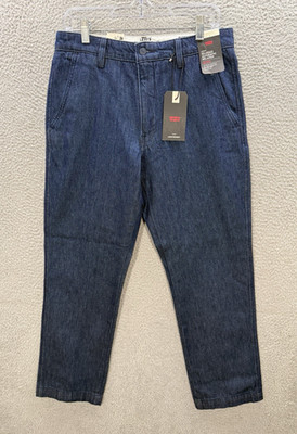 Levis Pants Mens 31x30 Blue Denim XX Chino Authentic Relaxed Lightweight NEW