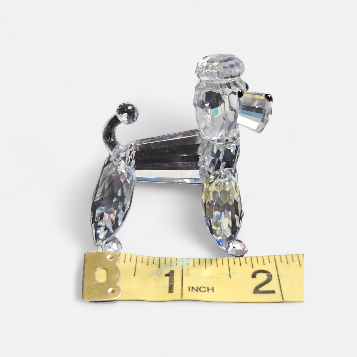 Swarovski Crystal Figurine Poodle 167571 Excellent 2