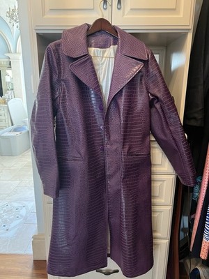 Suicide Squad Joker Purple Crocodile Jacket and Cane, Worn Once, Cosplay