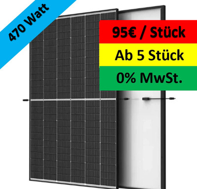 Trina Solar 470W Solarmodul Solarpanel PV Photovoltaik Panel Modul TSM-NEG9R.28
