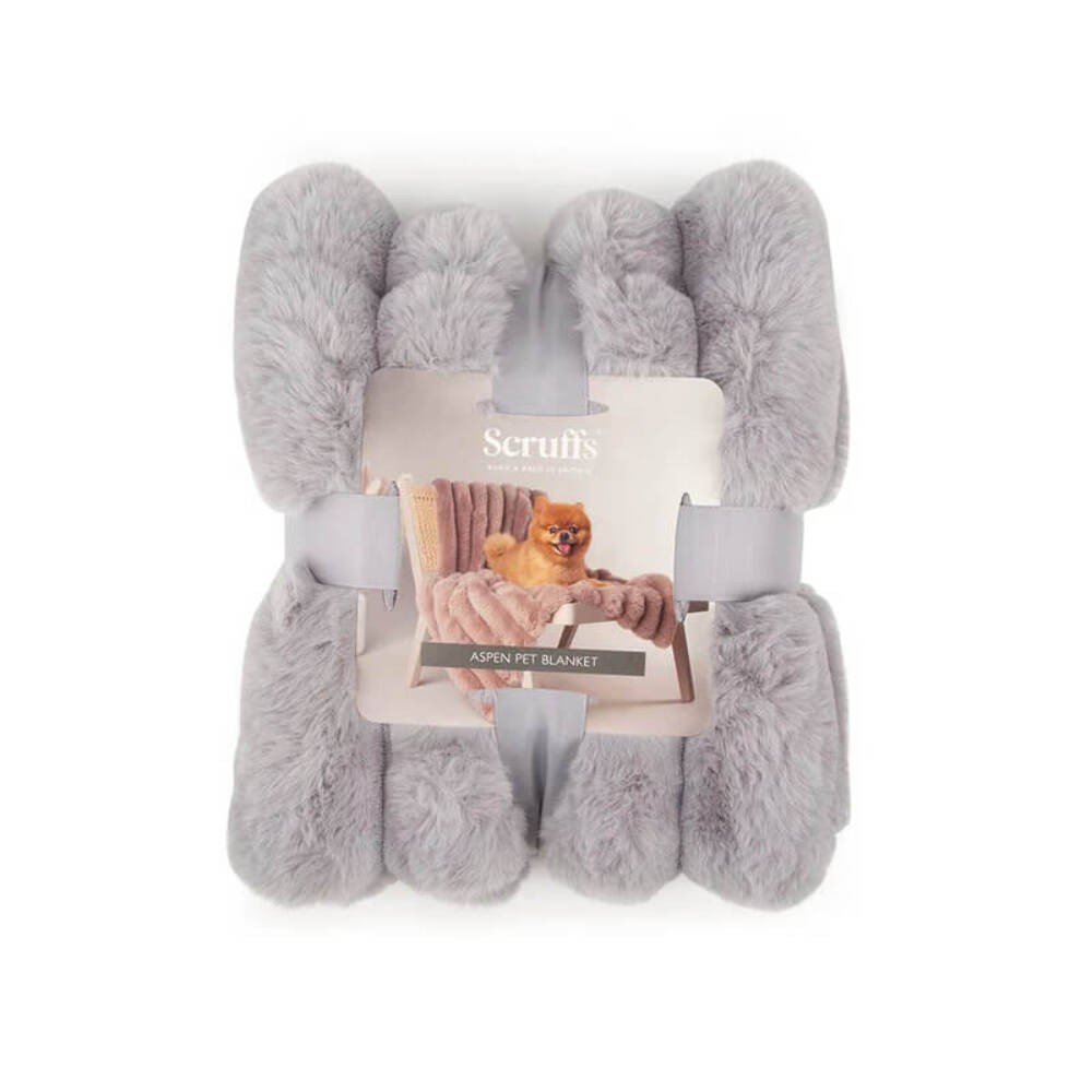 Scruffs Aspen Blanket 110x75cm Grey