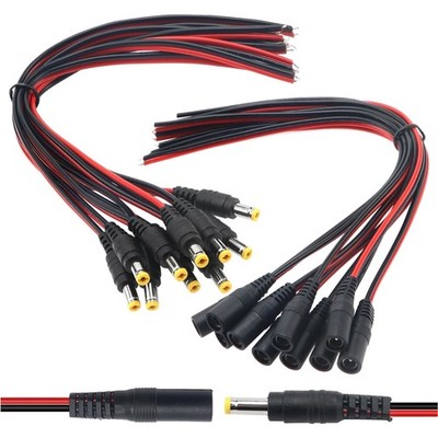 DC Stromkabel Pigtail Kabel Adapter CCTV Kamera Beleuchtung 5,5 mm