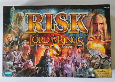 Risk The Lord Of The Rings Trilogy Edition 2003 Board Game 99.9% Complete