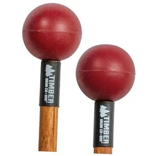 Timber Drum Co. Percussion Mallets — U.S.A. Single Pair Extra Soft Rubber