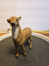 Antique A.C. Williams Cast Iron Deer Bank Standing Doe Original Paint 1920s