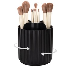 Makeup Brush Holder Organizer 360  Rotating Make Up Brushes Container for Vani