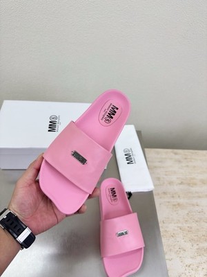 Maison Margiela MM6 Women's Slide Sandals Platform Casual Slippers Pink EU 39