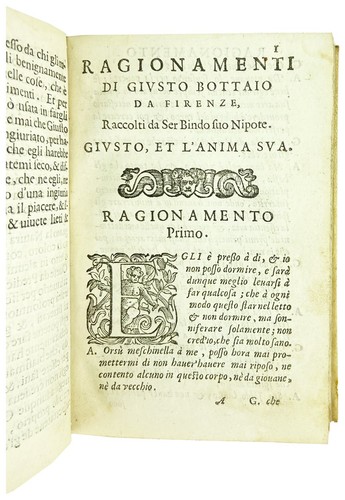 Giovanni Battista Gelli / Capricci del Bottaio / Venice: 1605 Edition VG copy - Picture 3 of 3