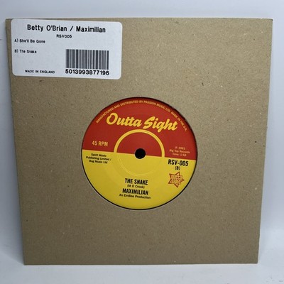 BETTY O'BRIEN She'll Be Gone - 2012 UK 7'' vinyl single Maximilian The Snake 45