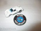 VINTAGE HOT WHEELS REDLINES CAR FORD J-CAR WHITE 1967 & BUTTON HOTWHEELS
