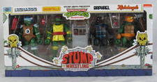 NECA TMNT Teenage Mutant Ninja Turtles Stump Wrestling 4 Pack MIB Sealed A066