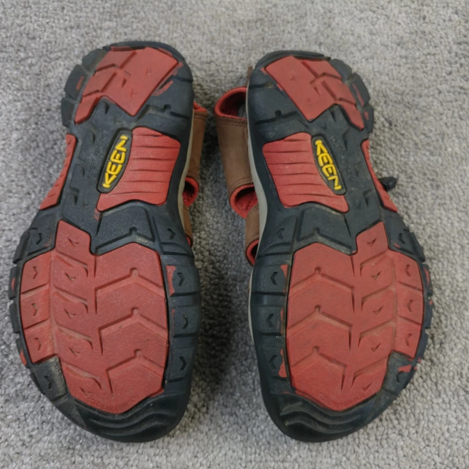 Keen Newport H2 Sandalias de Senderismo para Hombres 7 Zapatos Impermeables Cuero Marrón Pescador Foto 2 de 4