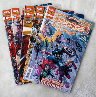 Marvel-Comics: A-X-E (Avengers, X-Men, Eternals)- komplette Serie aus 2023 - TOP