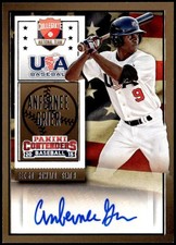 2015 Panini Contenders #51 Anfernee Grier USA Baseball Ticket Autographs E5