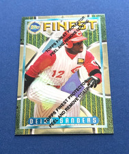 1995 Topps Finest Baseball Deion Sanders #205 Set Break NM