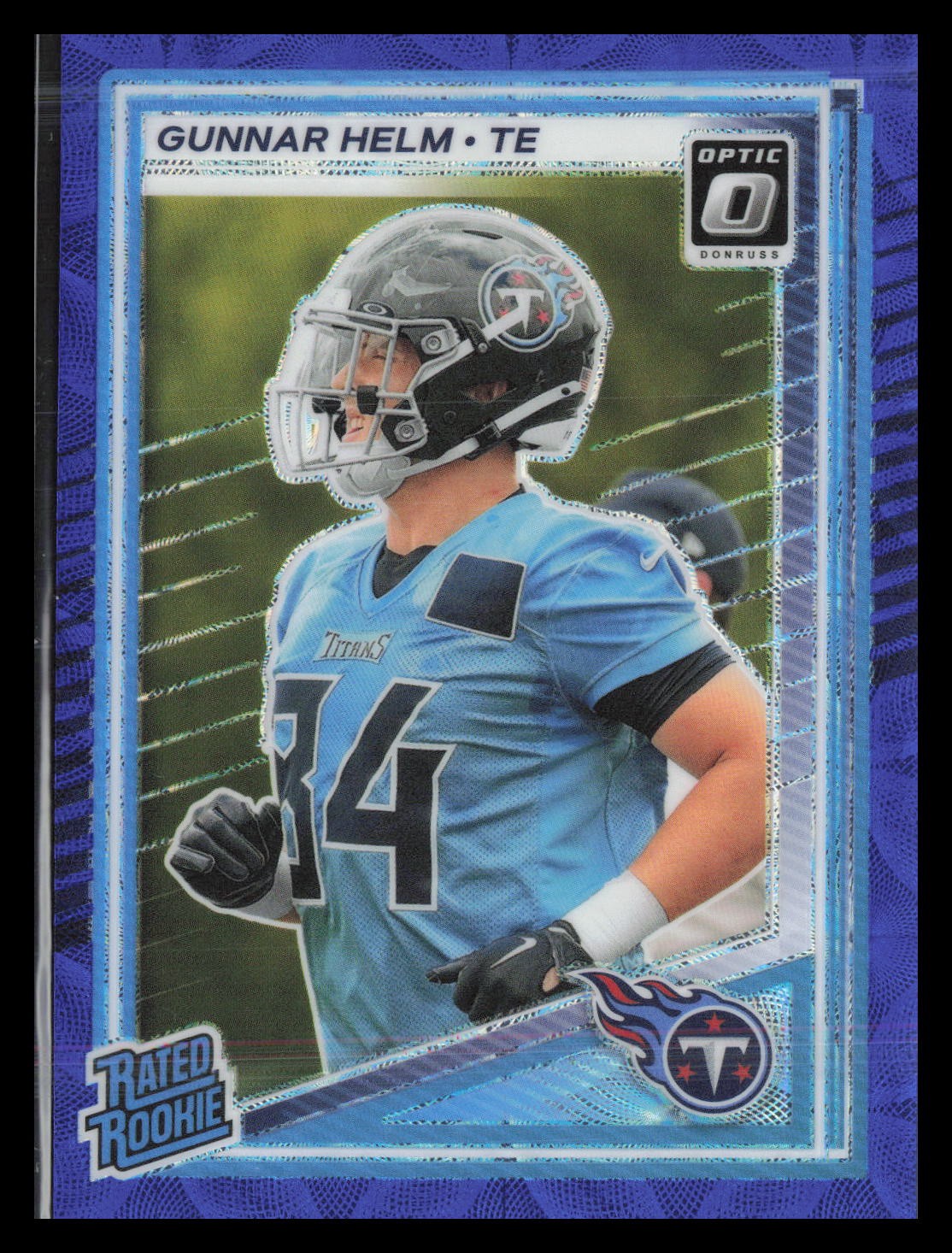 Gunnar Helm 2025 Donruss Optic #294 Blue Scope