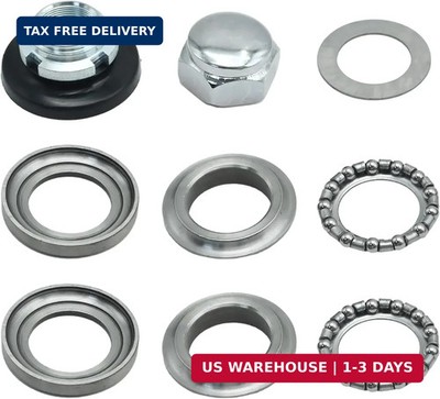 Steering Stem Bearing Rebuild Kit, Replacement for Honda CT70 CT90 CL70 SL70 XL7