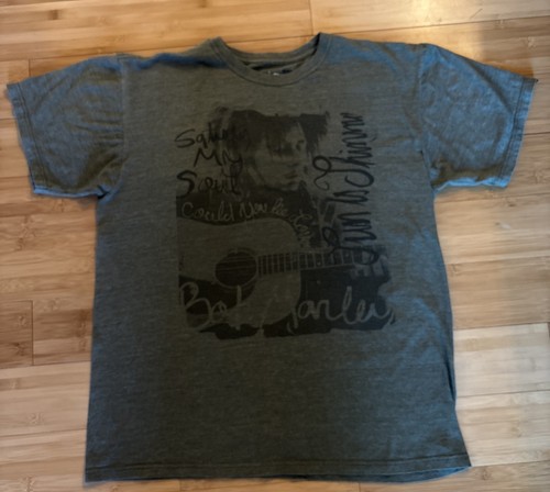 Billabong x Bob Marley T-shirt Rozmiar L Eko Koszulka Grafika Gitara Collab - Zdjęcie 1 z 16