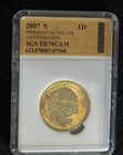 4- 2007-S Presidential Dollar's Adam's, Jefferson, Madison, & Washington. — photo 2