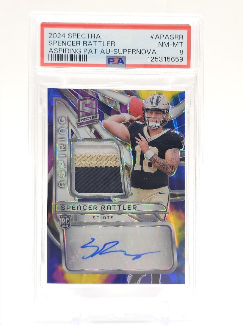Spencer Rattler Panini Spectra Aspiring Patch Autographs #APASRR Supernova