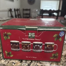 PS Collector’s Mugs EUC  “A Christmas Story” Susan Winget