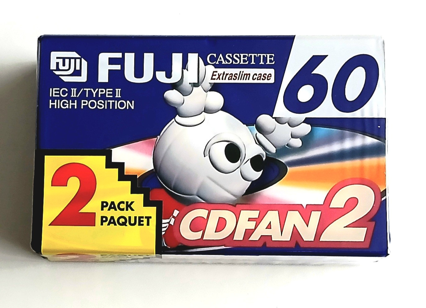 Fuji CDFAN2 Cassette Type II 60min bande magnétique chrome sous blister
