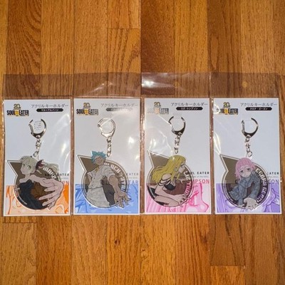 Soul Eater 20th Anniversary Original Artwork Exhibition Acrylic Keychain Set