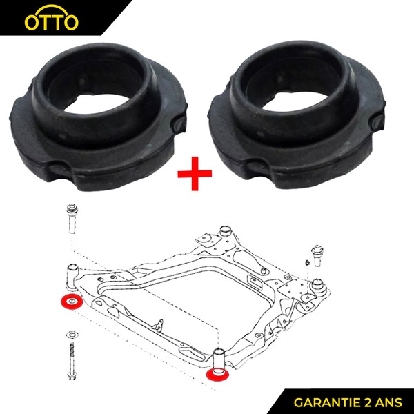 2X Silentbloc MotorträGer Vorne FüR Renault Koleos I 2.0 Dci 54400JY20A-image