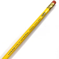 Vtg General Pencil Co. 692 Goddess Yellow No. 2 Wood Pencil Drawing Drafting G2