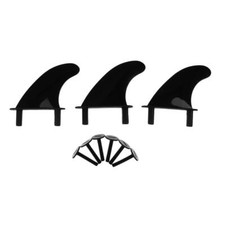 3Pcs Soft Top Surf Fin per tavola da surf e Stand Up Paddle Board