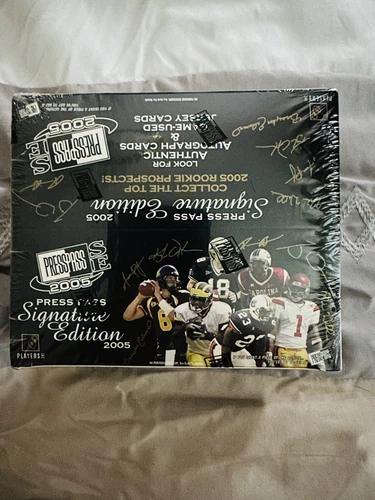 2005 Press Pass Football Signature Series Retail Box Gold Retail Only Rodgers !