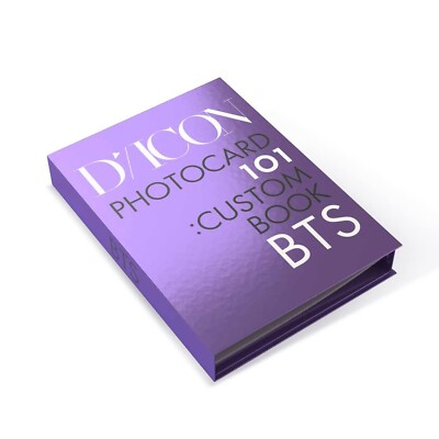 BTS DICON Photocard 101 : Custom Book Behind BTS since 2018 [Incl