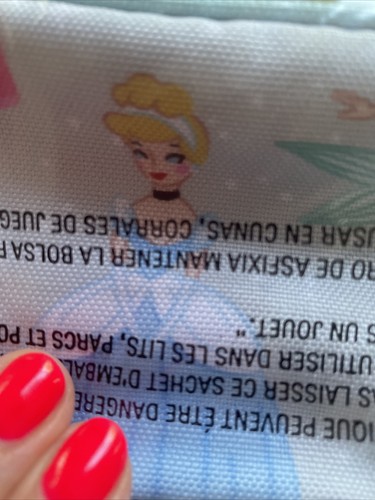 School Pottery Barn DISNEY Princess pencil CASE bag gift Cinderella Belle Ariel - Picture 5 of 12