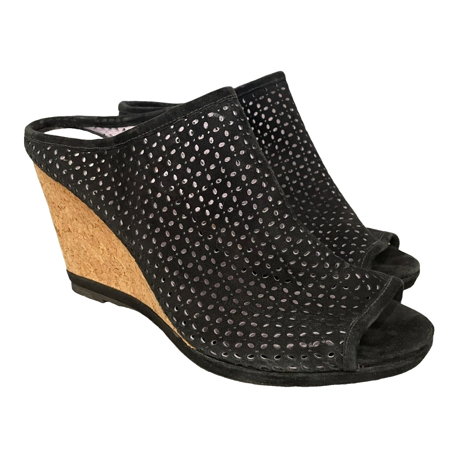 Tacones De Cuña Johnston & Murphy Negro para Mujeres