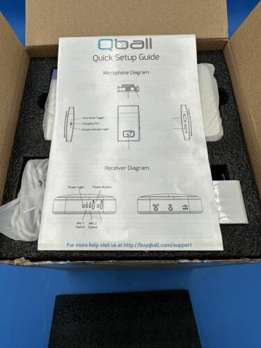 QBall Throwable Smart Wireless Microphone System Blue Foam Q Ball PEEQ Brand NEW - Picture 3 of 5