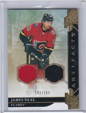2019-20 Artifacts James Neal Dual Color Jersey Gold Parallel /165 Flames READ!!