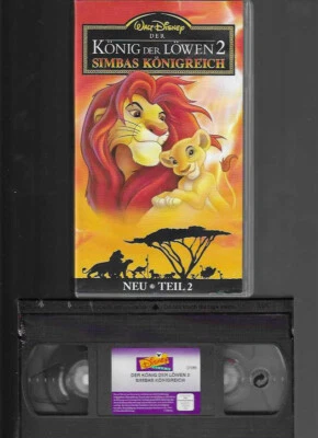 Walt Disney mit Hologramm  DER KÖNIG DER LÖWEN 2   VHS Rarität  NEU OVP in Folie - Bild 1 von 3