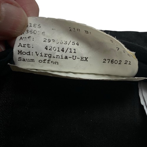 LORO PIANA Herren Tasmanische Hose Größe 38 anthrazit Super 120 Wolle Plissee vorne 10-7 - Bild 15 von 15