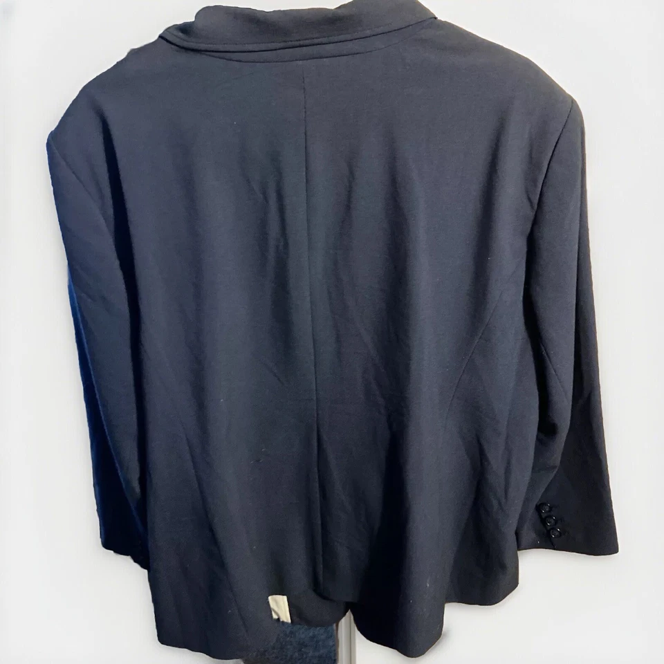 Blazer Maggie Barnes azul oscuro para mujer talla 32 Foto 3 de 3