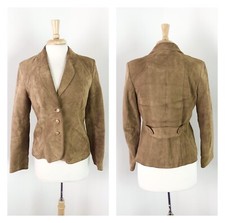 Vintage 1970s Brown Suede Lesther Jacket Made In Mexico