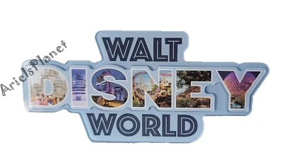 Walt Disney World Four Parks Acrylic Fridge Magnet