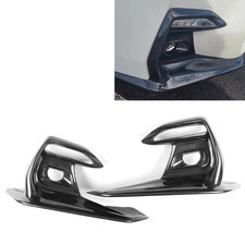 For Infiniti Q50 Sport REAL Carbon Fiber Fog Light Cover Grill Bezel 2018-2020