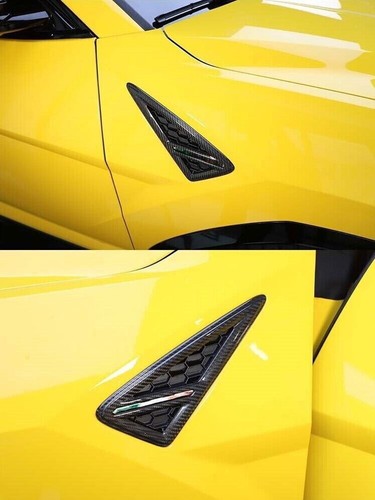 Real Carbon Fiber Side Fender Cover Trim Fit For LAMBORGHINI URUS 2018-2021 - Picture 3 of 7