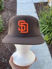 1980's NEW ERA SAN DIEGO PADRES DUPONT PRO MODEL 7 LEATHER BAND GWYNN ERA