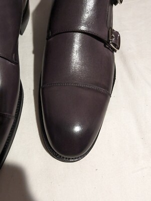 NEW Bruno Magli Grey Cristiano Monk Strap Slip-On Shoes 11.5  display picture 1